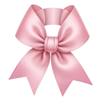 pastel pink ribbon sticker