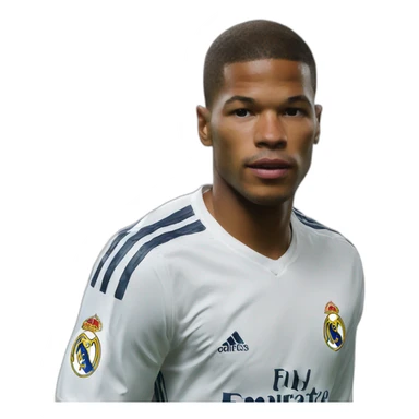 Hiper realistic Kilian Mbapé real madrid sticker