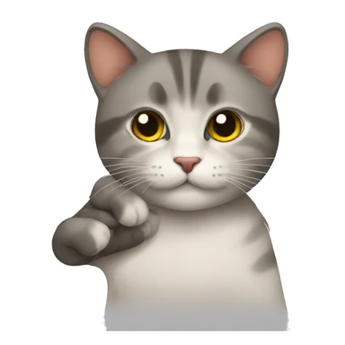 gatto con mestoli in mano sticker