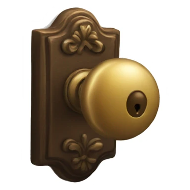 Doorknob sticker