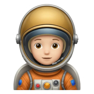 child spaceman sticker