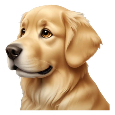 Dog golden retriever junior sticker