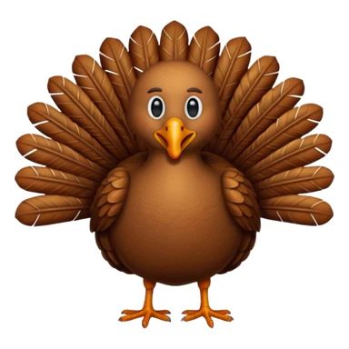 Generate Turkey emoji  sticker