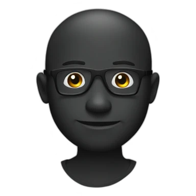 Atomic Matt Black sticker