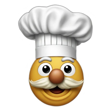 swedish chef muppets face sticker