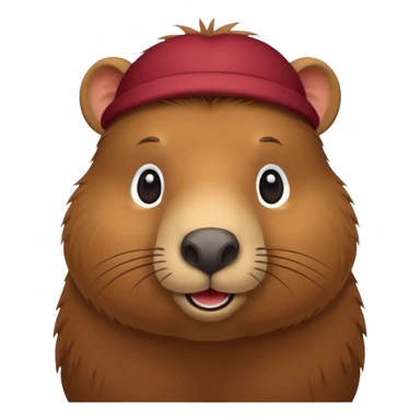 𝔸 𝕔𝕦𝕥𝕖 𝕔𝕒𝕡𝕪𝕓𝕒𝕣𝕒 sticker