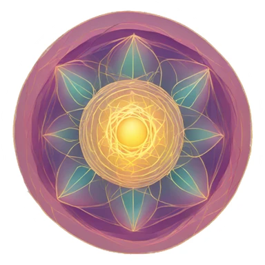 Sacred geometry using 432hz sticker