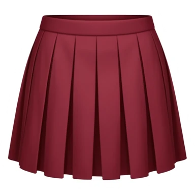 Maroon mini skirt sticker