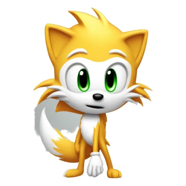 Tails sonic sticker