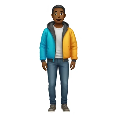 colorful clothing sticker