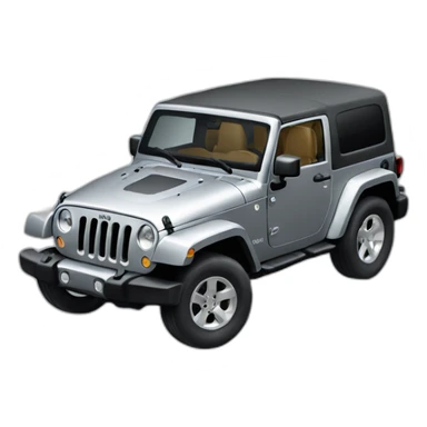 silver jeep wrangler profile sticker