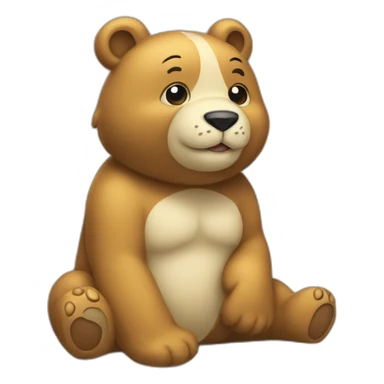 Un Bisounours sticker
