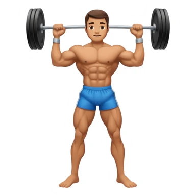 piernas de hombre musculoso sticker