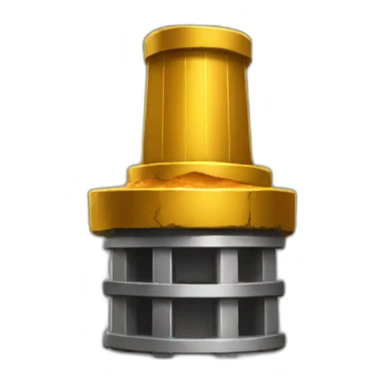 mining gold shaft sticker