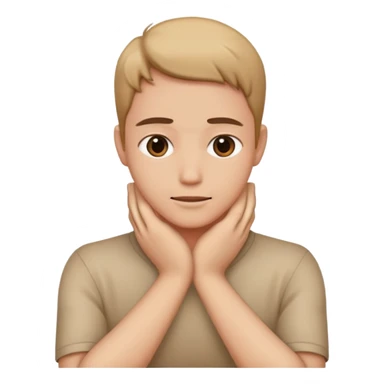 crossed hands holding neck sticker