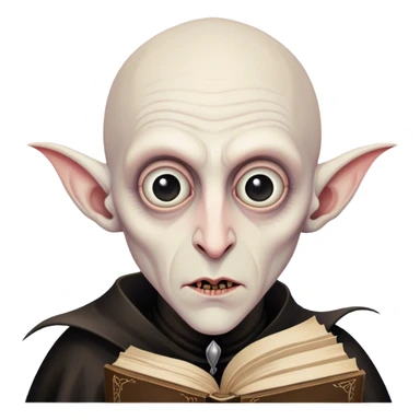 Nosferatu with old book sticker
