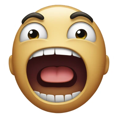 shocked face with mouth open sticker