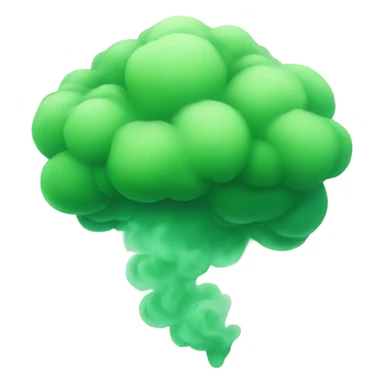 green puff of smoke sticker