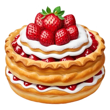 Danish strawberry Pastries sticker