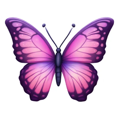 pastel pink galaxy butterfly sticker