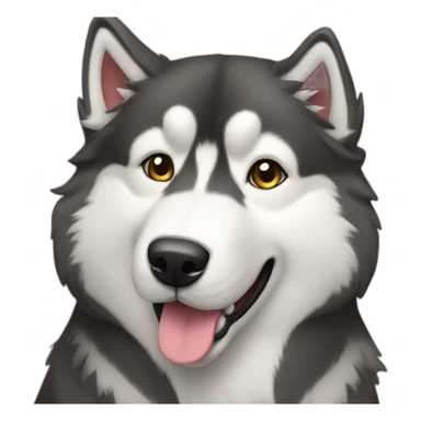malamute sticker