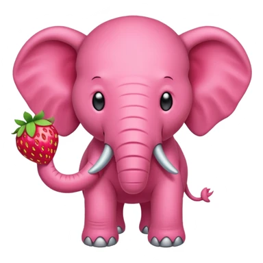 Strawberry elephant steal a brainrot sticker
