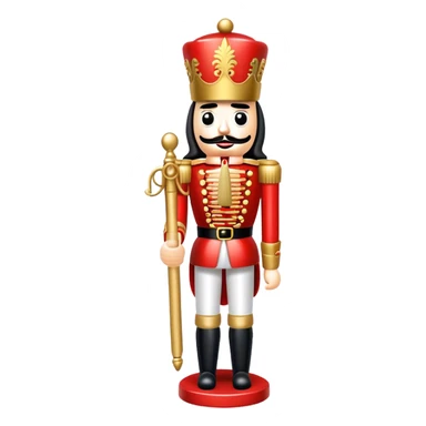 Christmas nutcracker sticker
