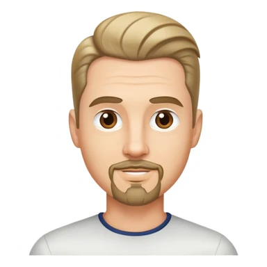 đàn ông, râu quai nón, tóc vuốt, bảnh, đểu sticker