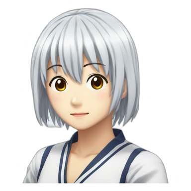 megumi tadokoro food wars long hair sticker