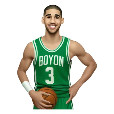 Jayson Tatum with multiple championships sticker