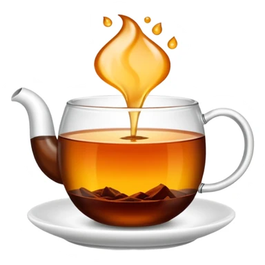 Ince uzun cay bardagi Ince belli bardakta cay fincan degil sticker