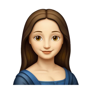 monalisa painting sticker