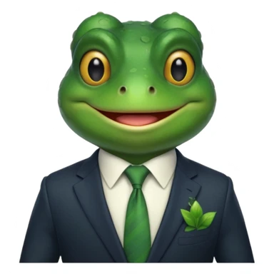 politician Frog sticker