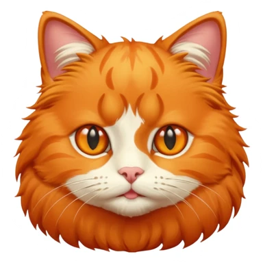 Gatito naranja  sticker