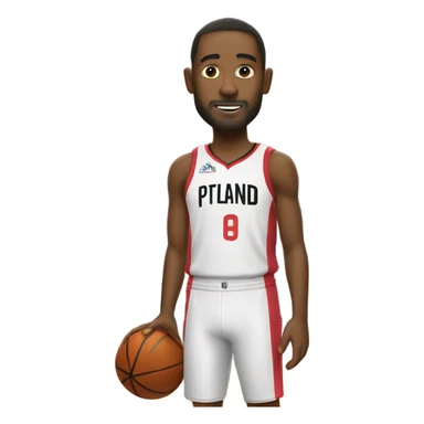 In Portland jersey sticker