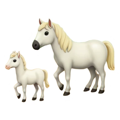 Equinos, fazenda, gado, ração  sticker