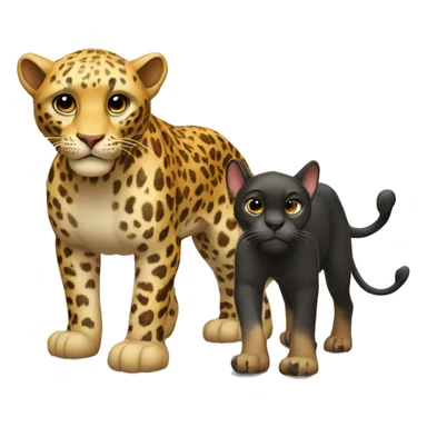 Panter with a lanterfant sticker