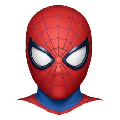Spider man only face sticker