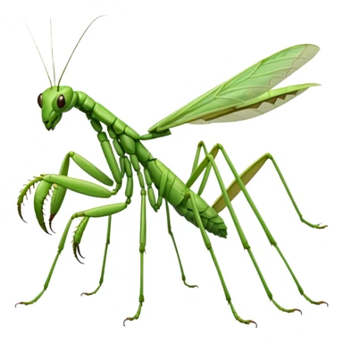 Praying mantis emoji sticker