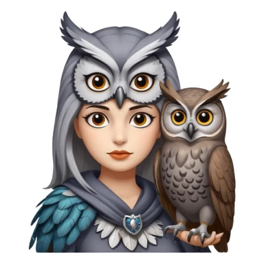 Chat x hiboux  sticker