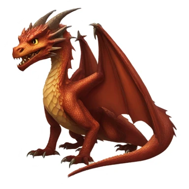Smaug full body sticker