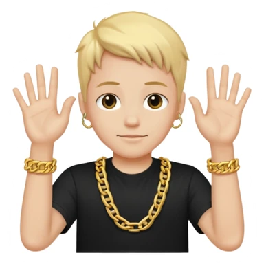 Le signe Jul avec les mains sticker