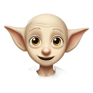 White boy turning to dobby sticker