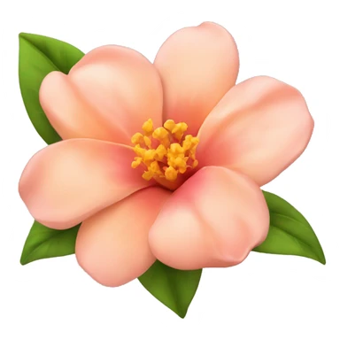 Peach/pink colour Flower🌺 sticker