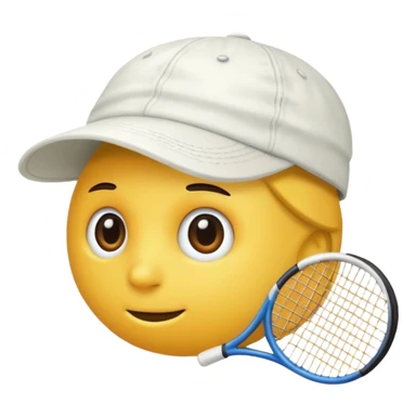 just tennis hat sticker