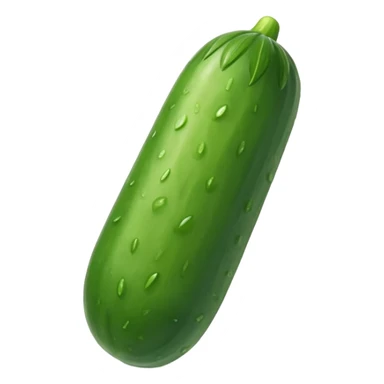 oily cucumber sticker