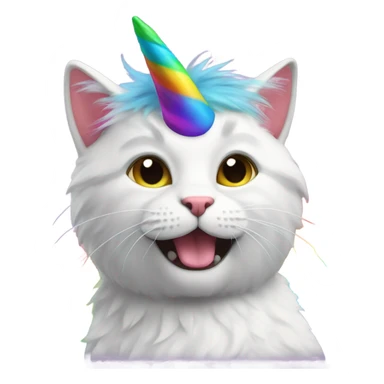 Cat Unicorn Rainbow Magical sticker