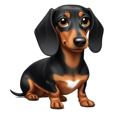 dachshund arlequín  sticker