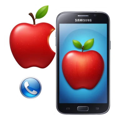 Apple VS Samsung  sticker