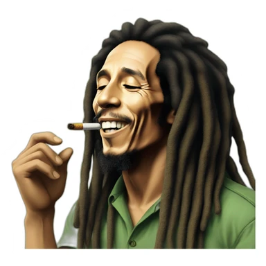 :bob Marley:smoke:marijuana: sticker
